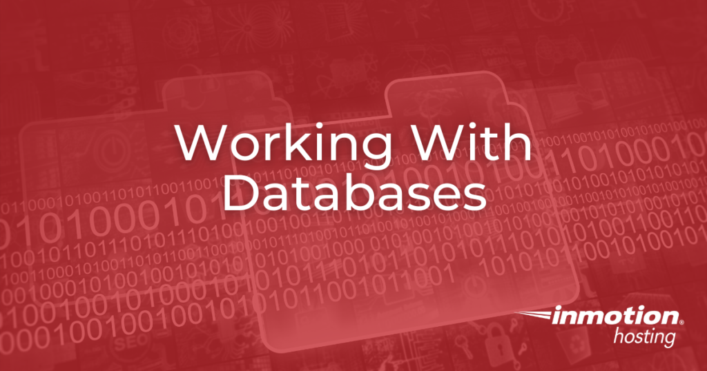 Working with Databases pillar page header image